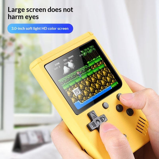 Portable Retro Mini Game Console,500-in-1 8-Bit Handheld Game Player,3-Inch Color HD LCD, AV Out for TV for Kids Adults Gift